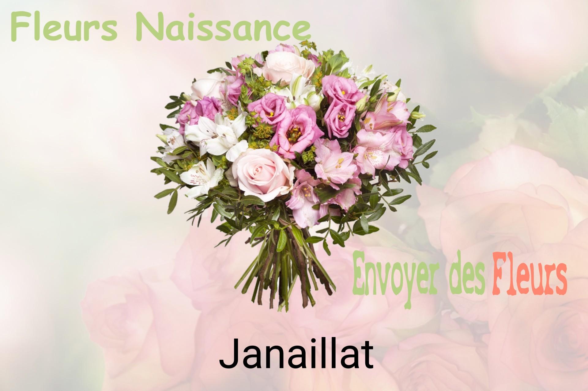 Bouquet de fleurs de naissance livré à Janaillat